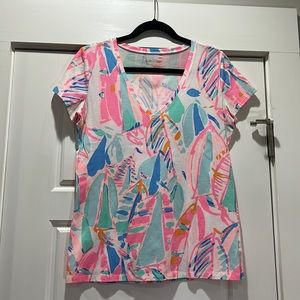 Lilly Pulitzer V-Neck Top